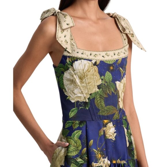 Alice and Olivia Rosalee Bustier Maxi Dress - Picture 3 of 5